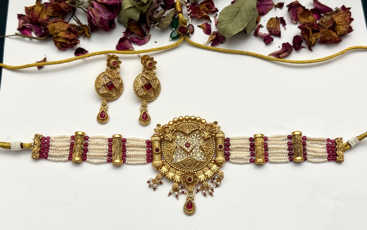 Rajwadi designer Hawa Choker set