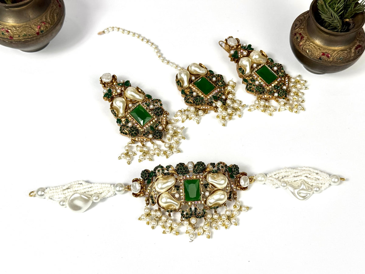 Turkish Dil Nasheen Choker set