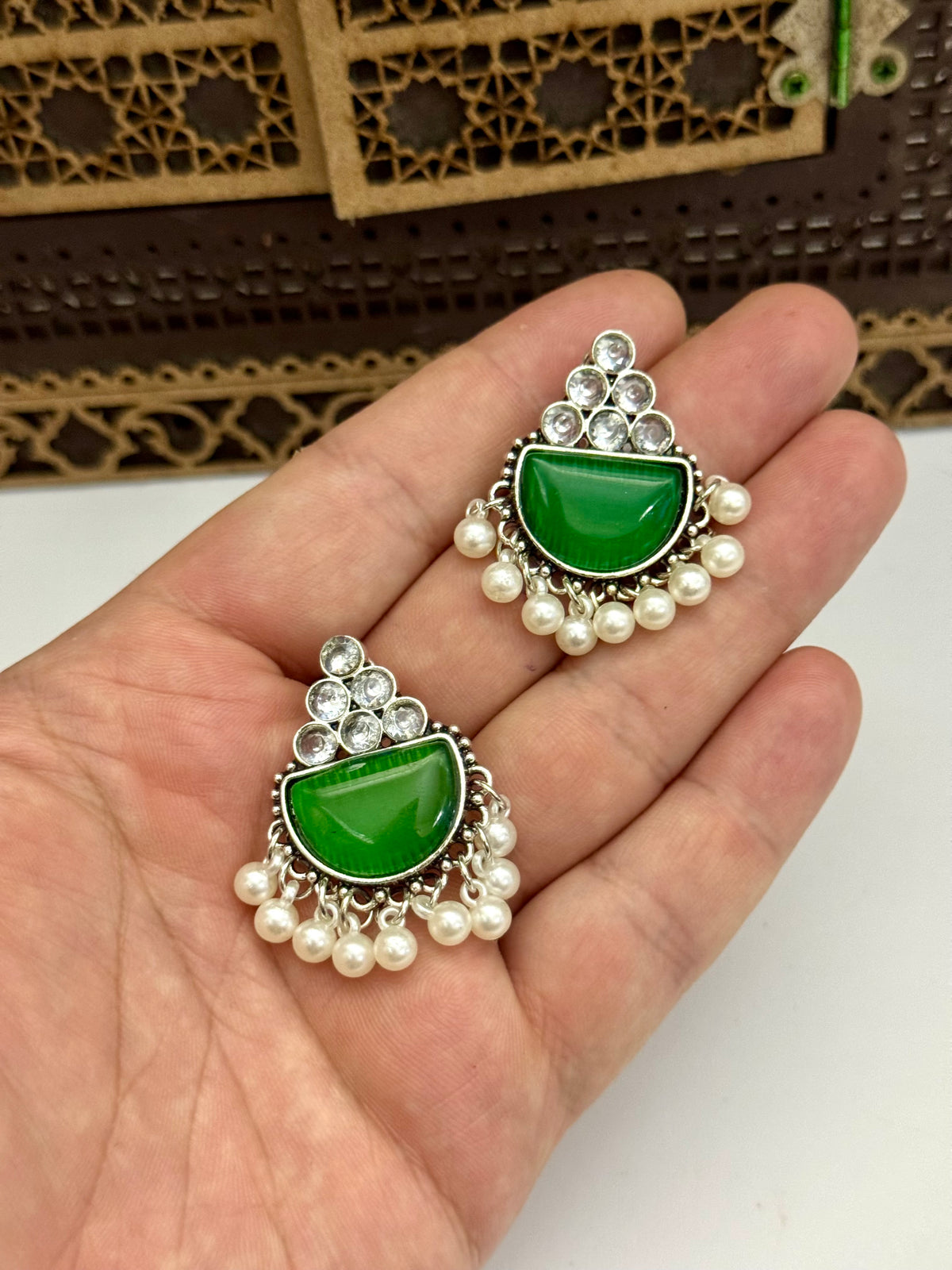 Chinese in budget Oxidised Earrings