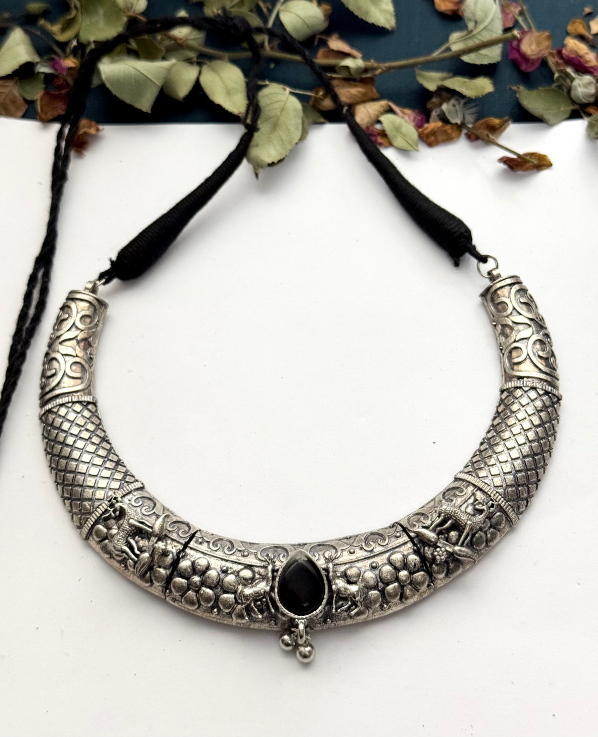 Premium Oxidised Diwar Necklace