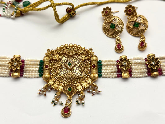 Rajwadi designer Hawa Choker set