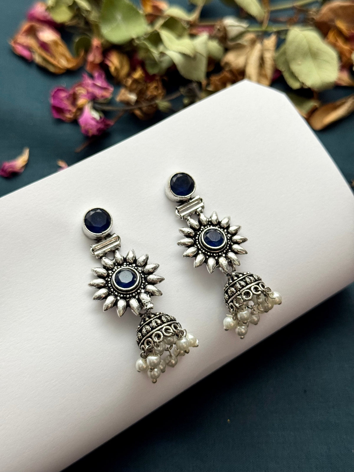Premium Brass made oxidised Earrings