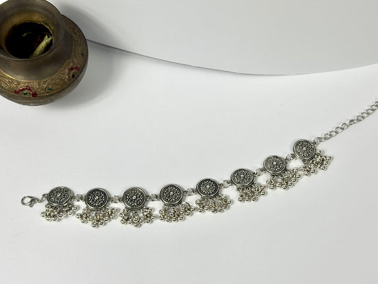 Oxidised German Silver Breslet