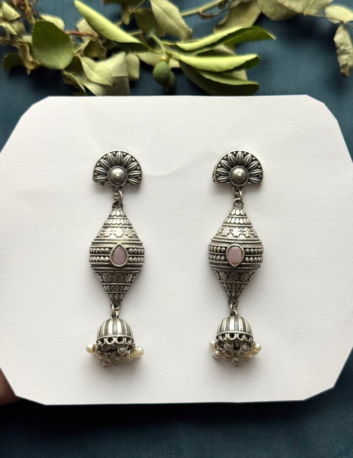 Premium brass made Oxidised jhumka