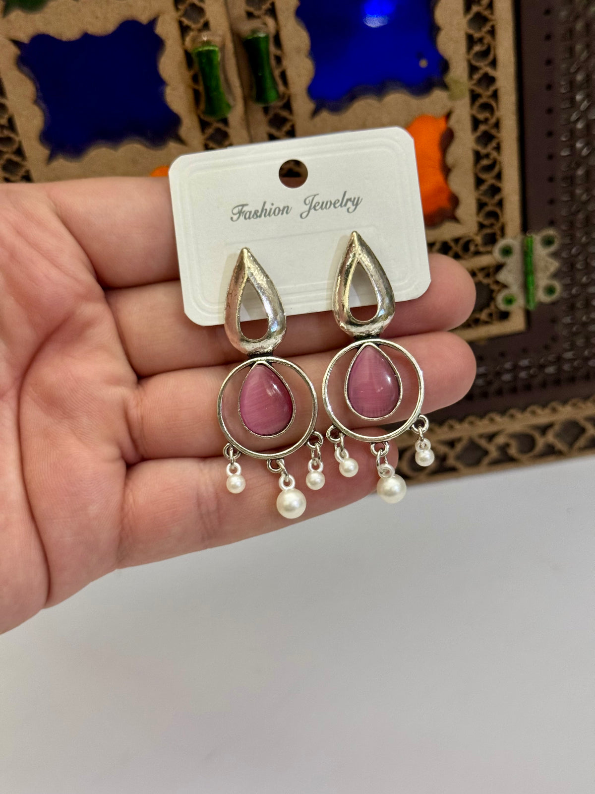 Chinese in budget Oxidised Earrings