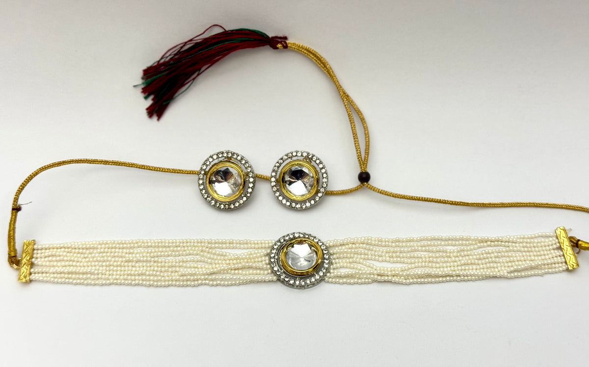 Premium Imported kundn Choker set