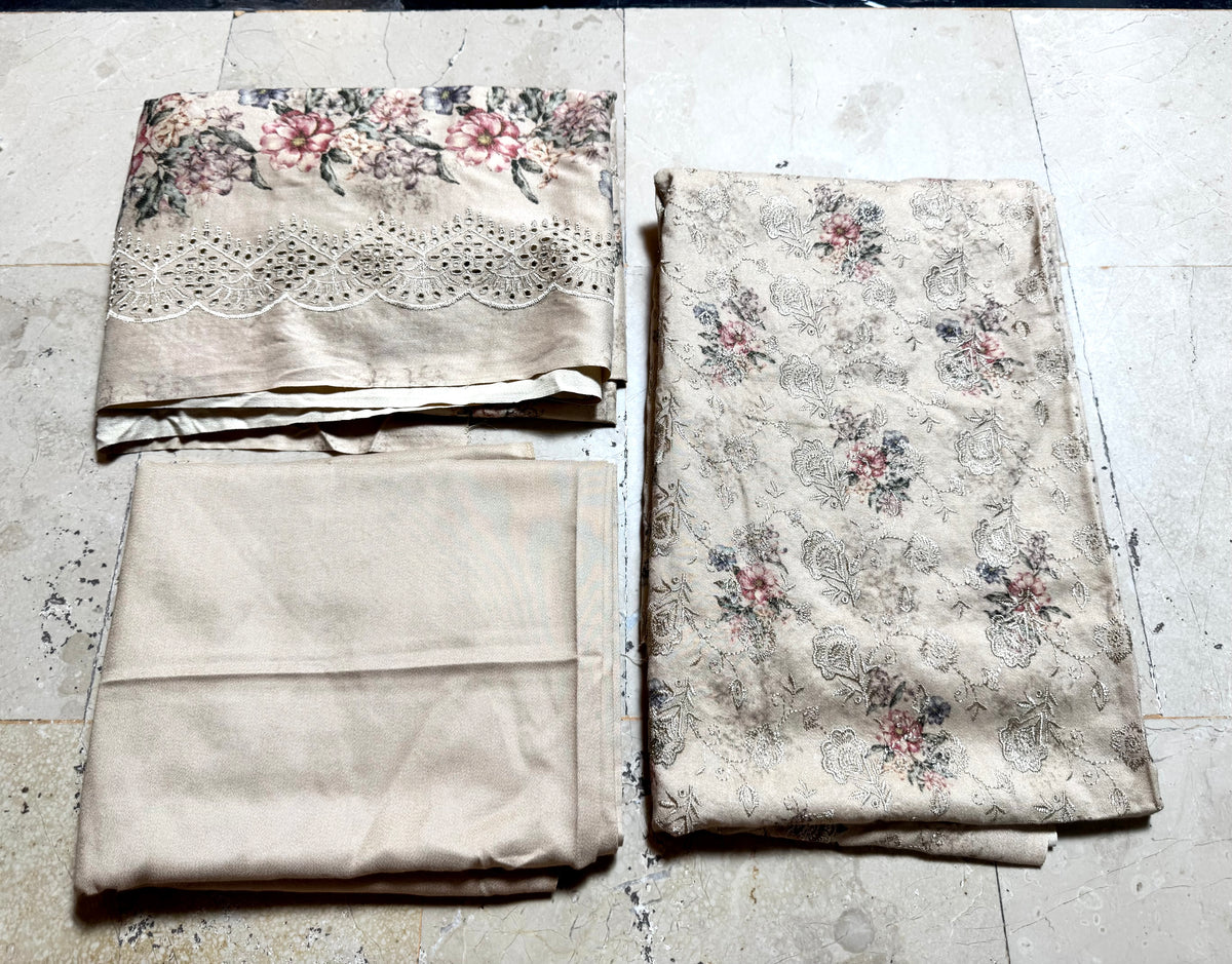 Libas-e-Shireen Original 3pcs Marina Embroidered suit