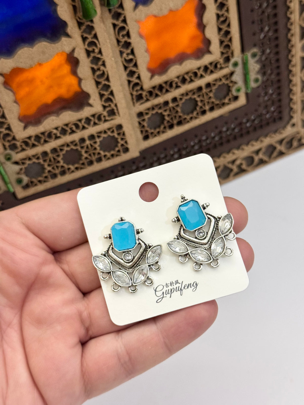 Chinese in budget Oxidised Earrings