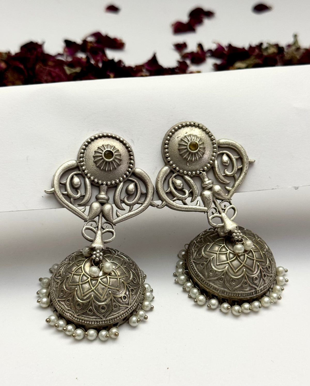 Premium Oxidised Brass made Amara Jhumkas