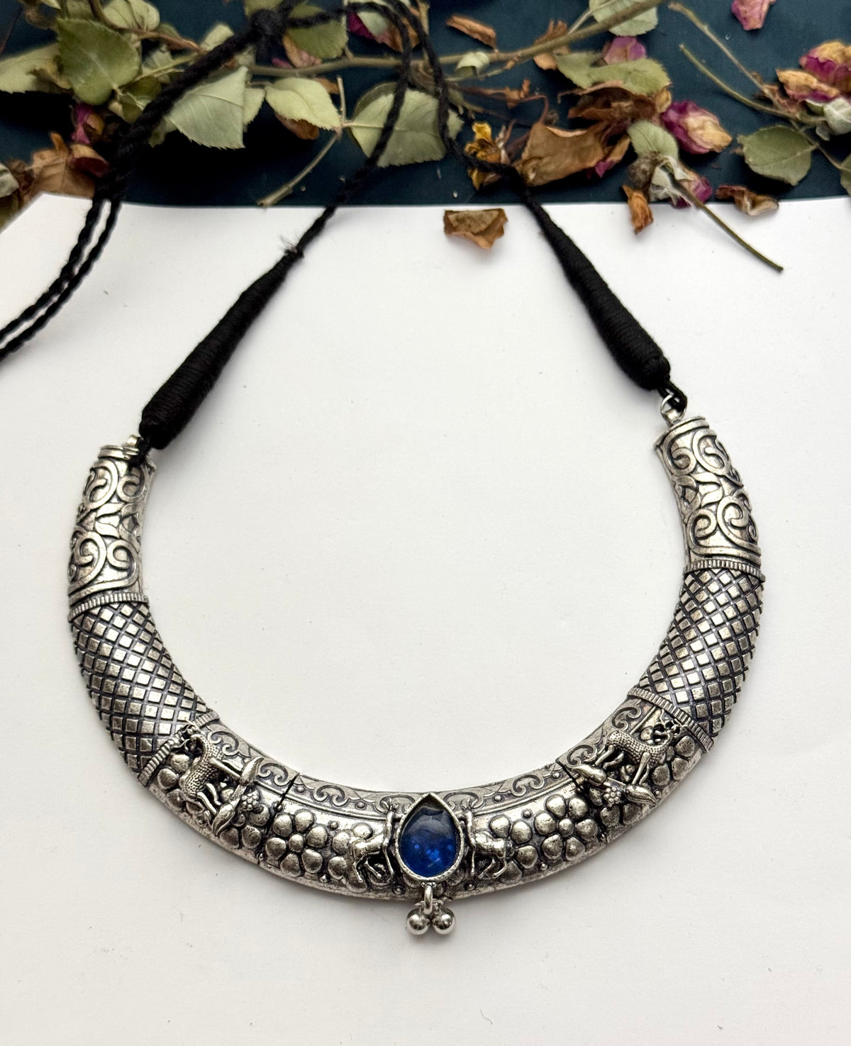 Premium Oxidised Diwar Necklace