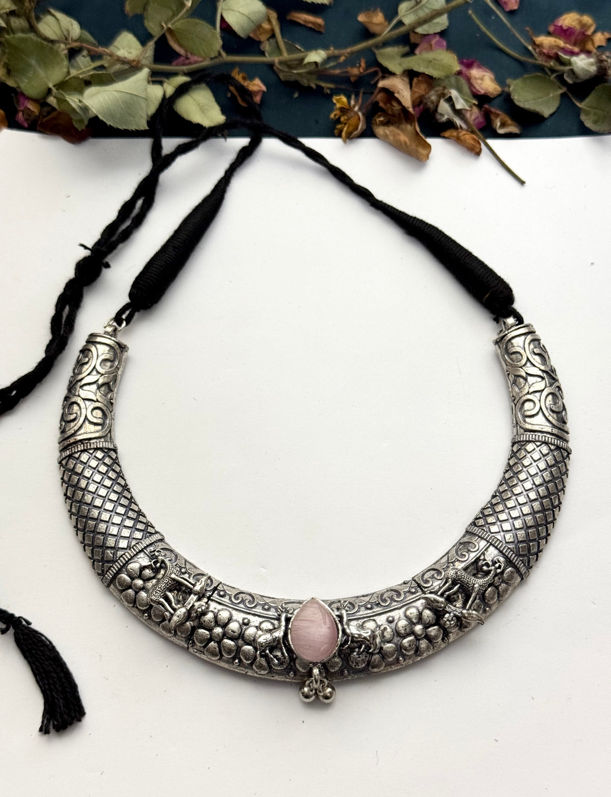 Premium Oxidised Diwar Necklace