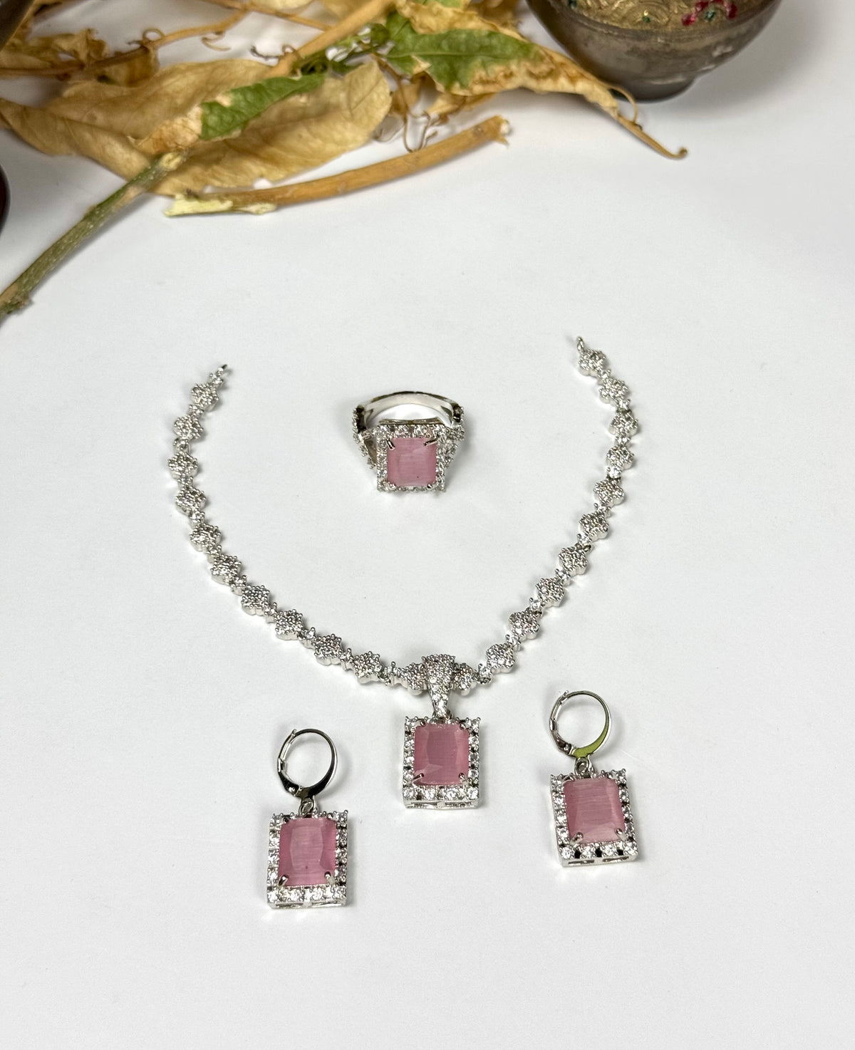 American diamond 1 karat Combo set