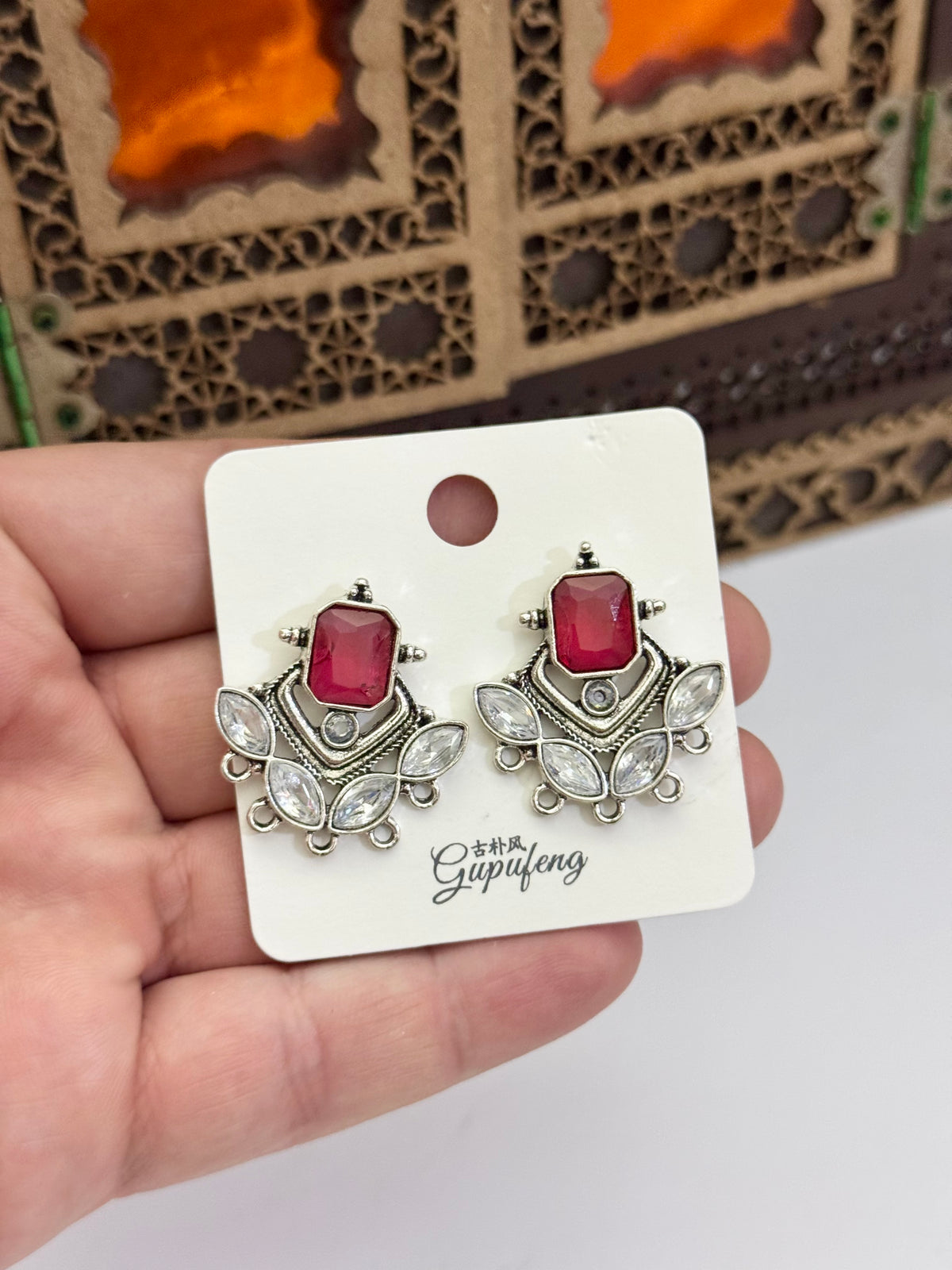 Chinese in budget Oxidised Earrings