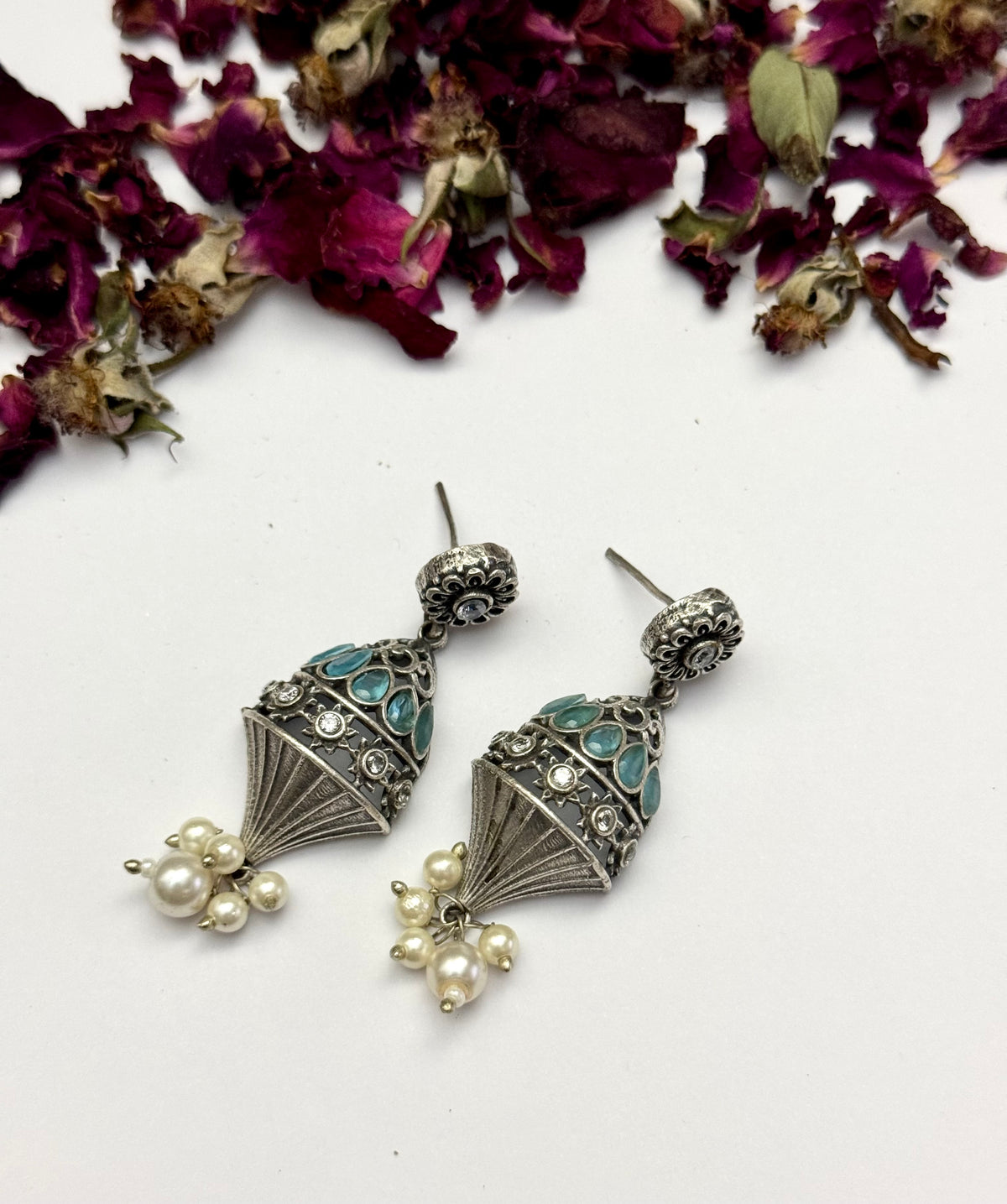 Premium oxidised Brass made Earrings