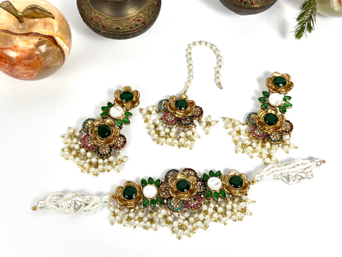 Turkish Phool Choker set