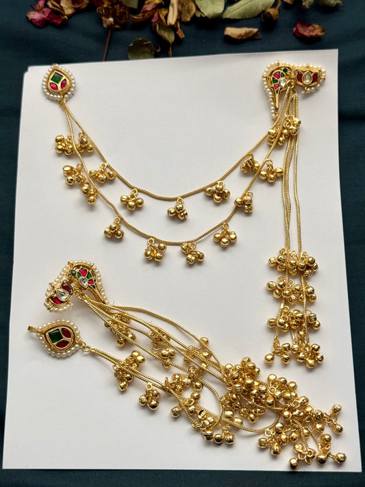 Premium Kashmiri Brass Made Earrings With Sahara