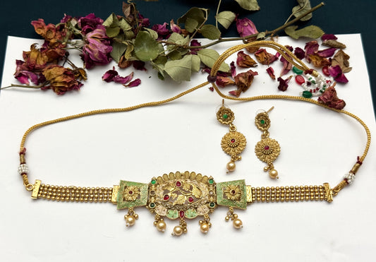 Rajwadi Choker set