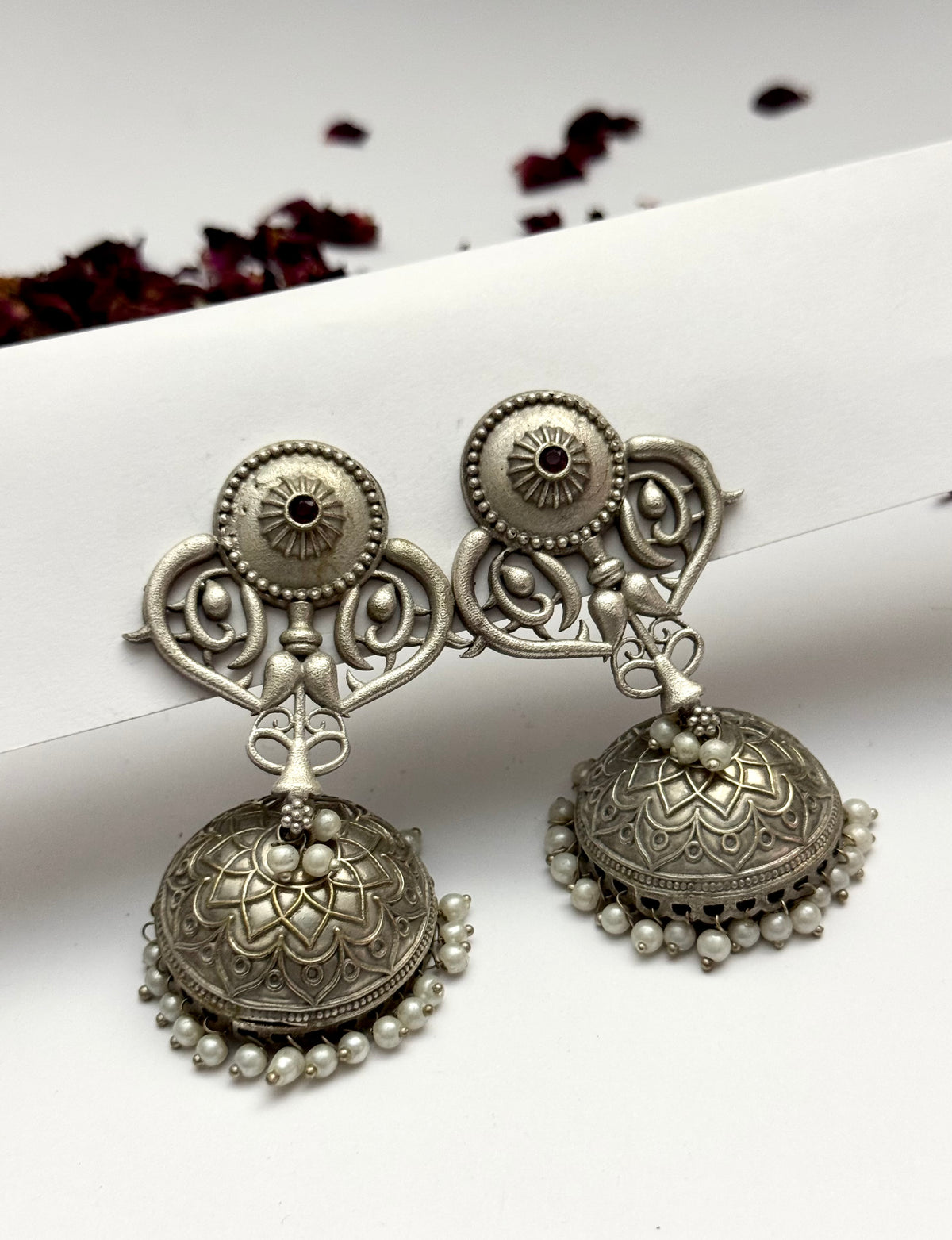 Premium Oxidised Brass made Amara Jhumkas