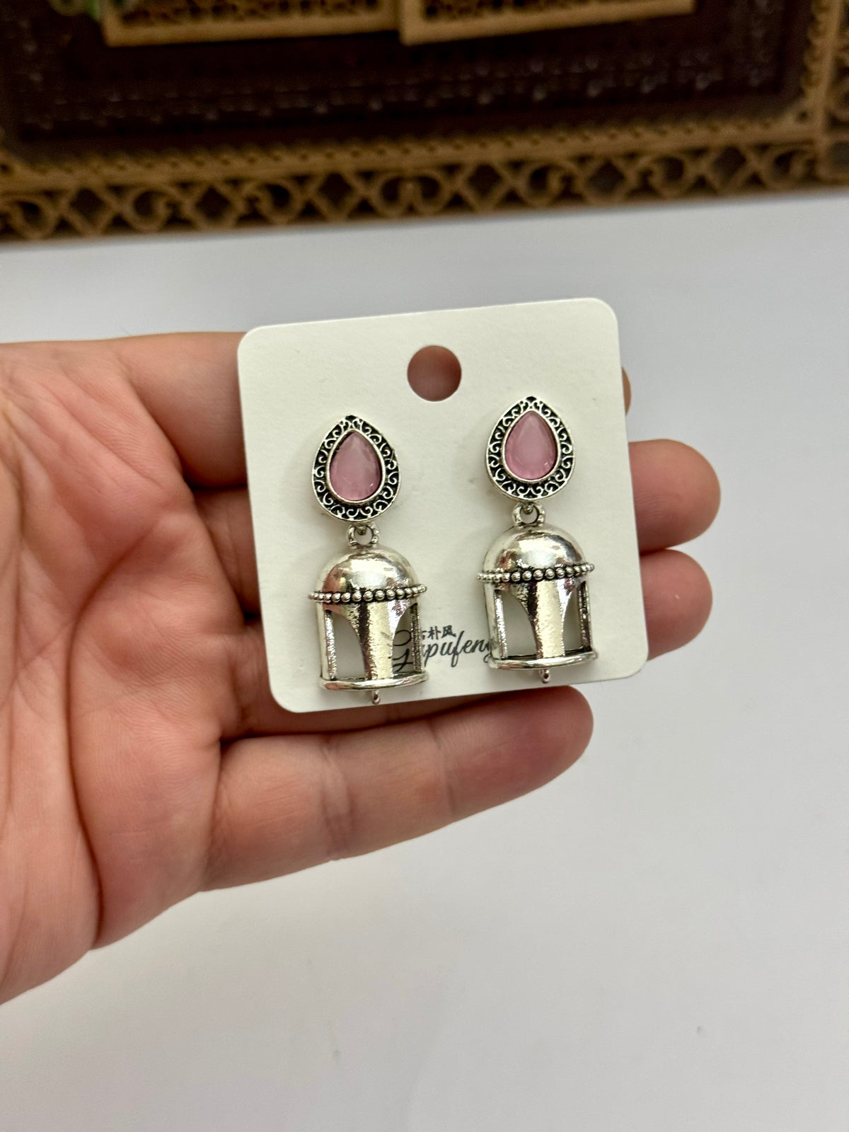 Chinese in budget Oxidised Earrings