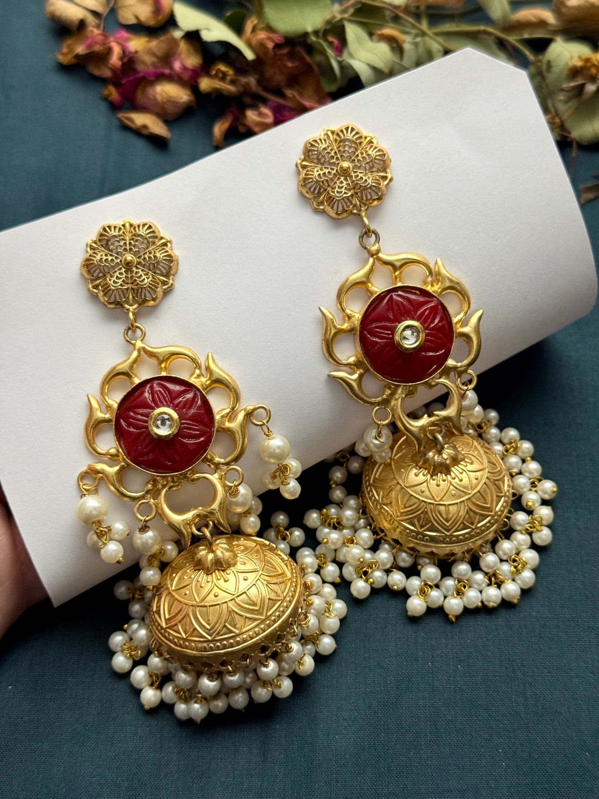 Premium Brass Musarrat Jhumka