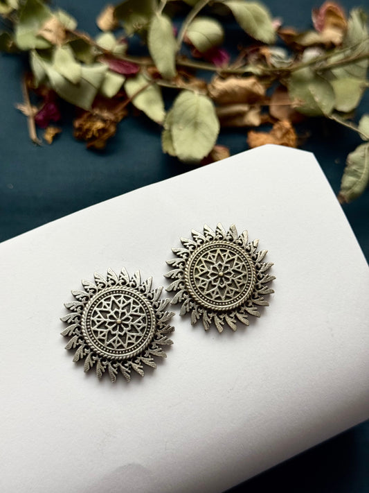 Premium oxidised Brass made yasmin Earrings