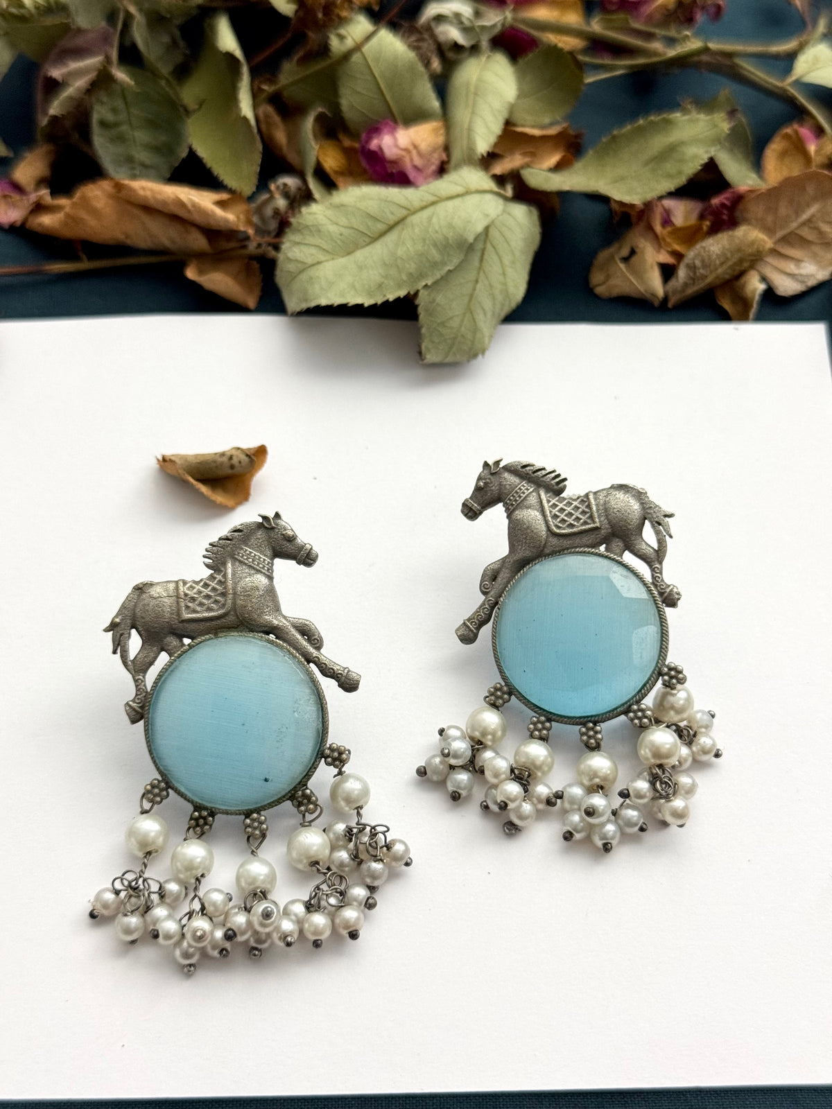 Premium brass made Oxidised Earrings