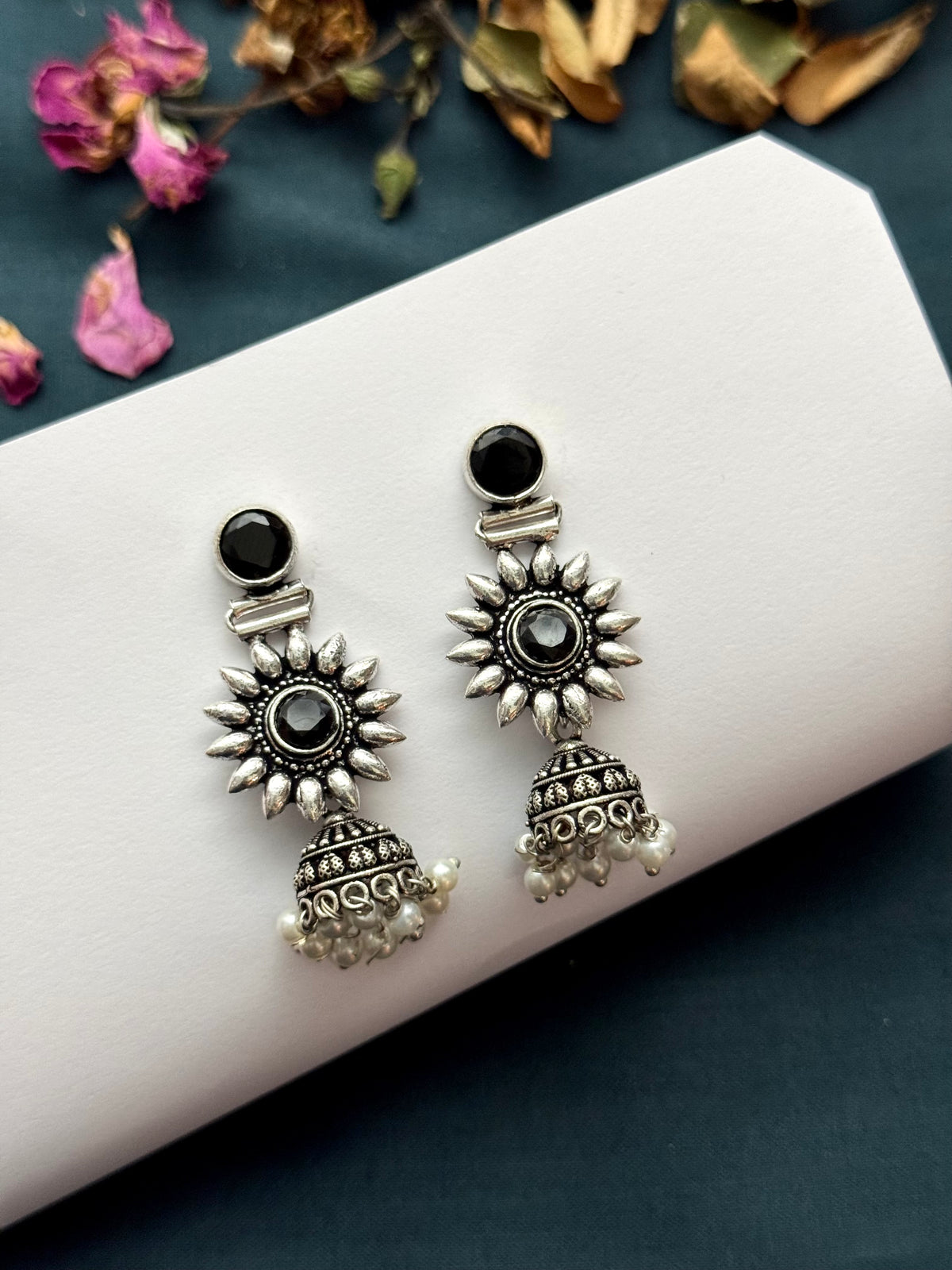 Premium Brass made oxidised Earrings