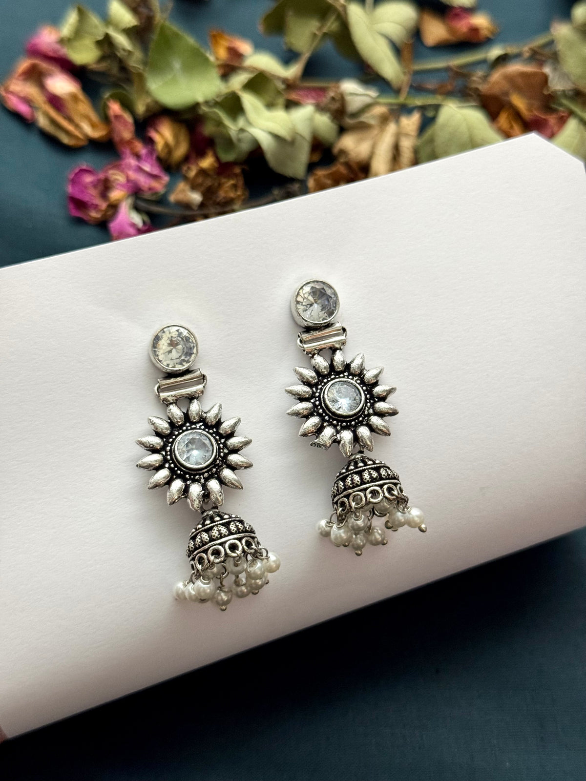 Premium Brass made oxidised Earrings