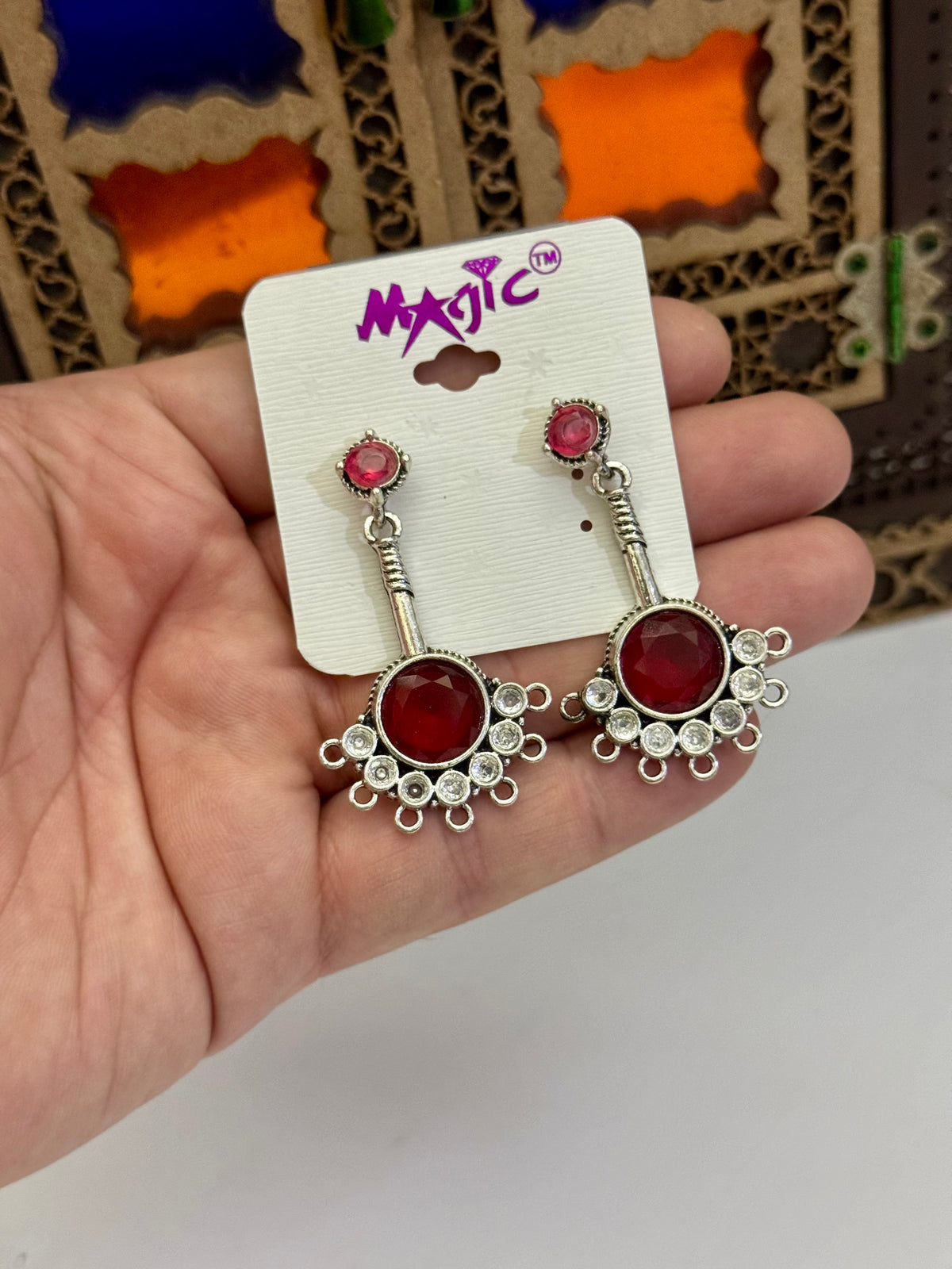 Chinese in budget Oxidised Earrings