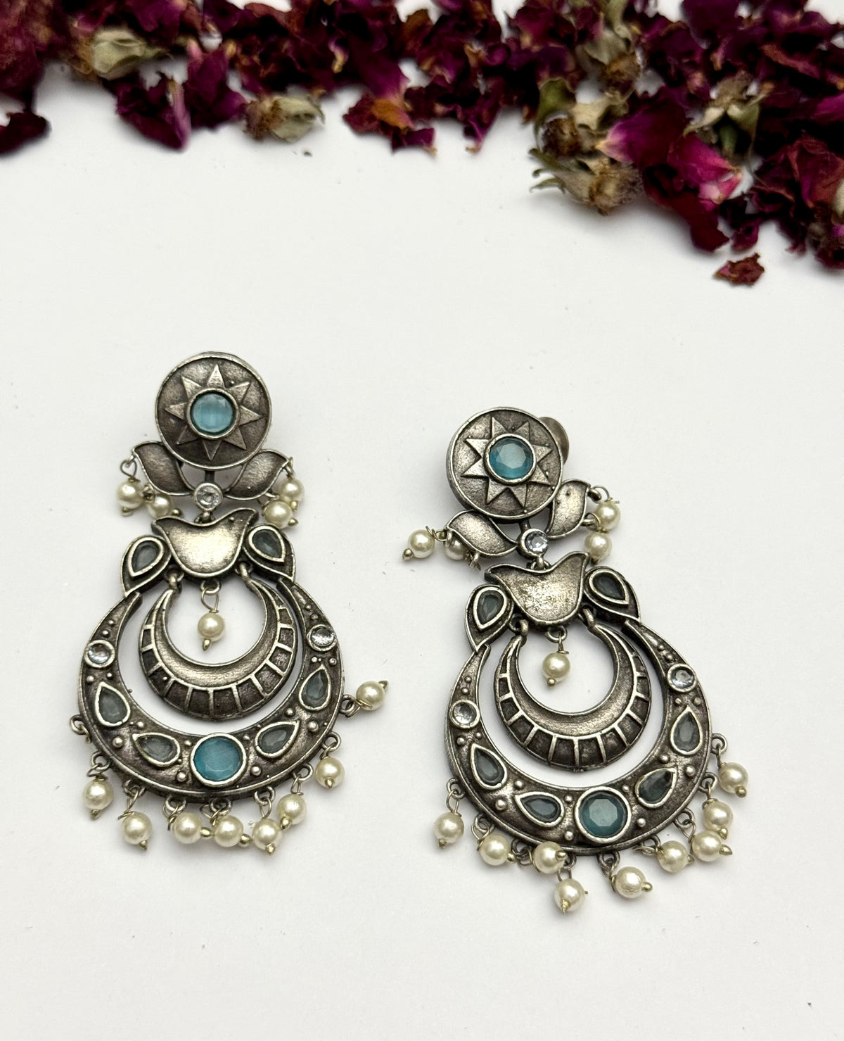 Premium brass made Oxidised Earrings