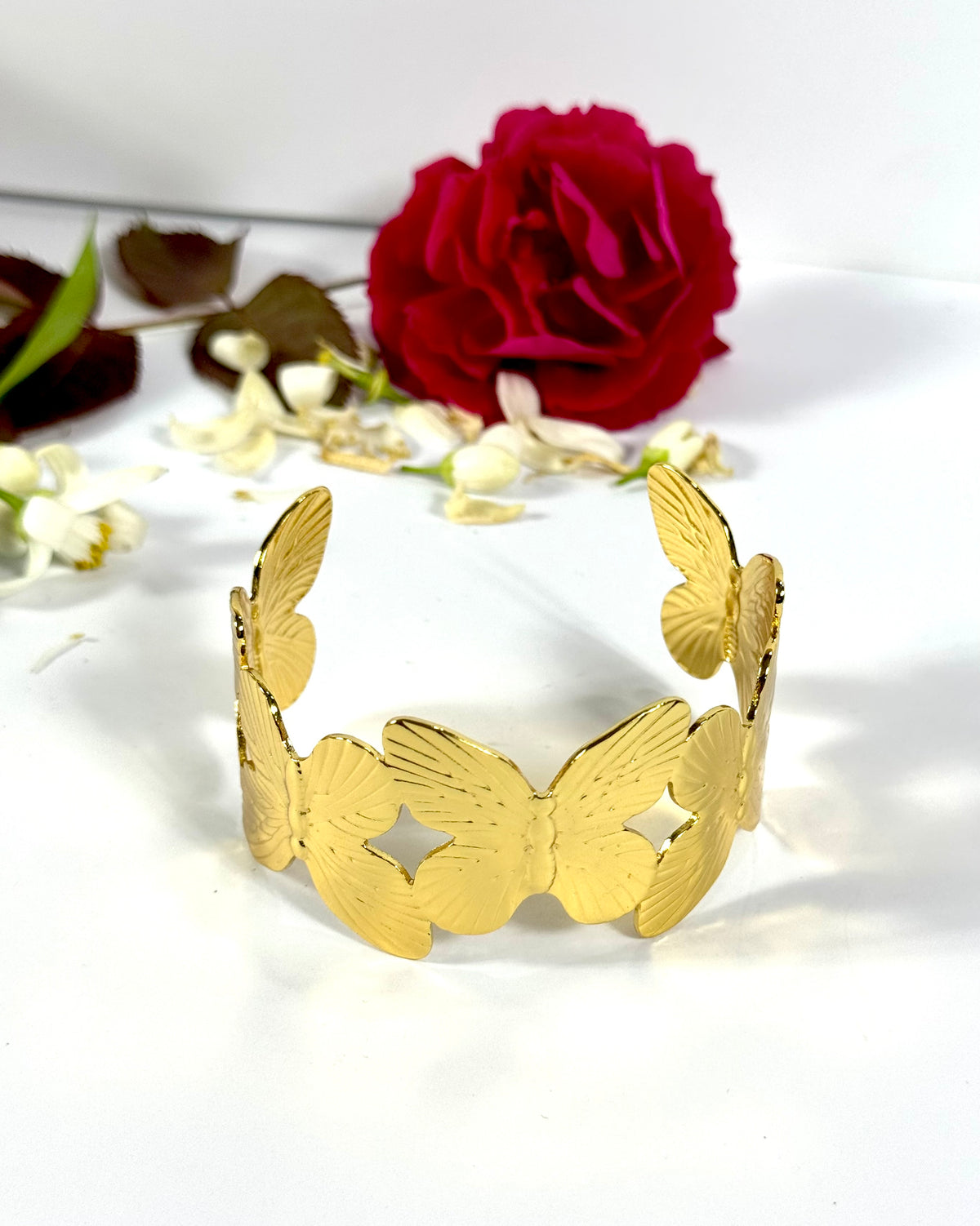 Stainless steel Butterfly Bangles