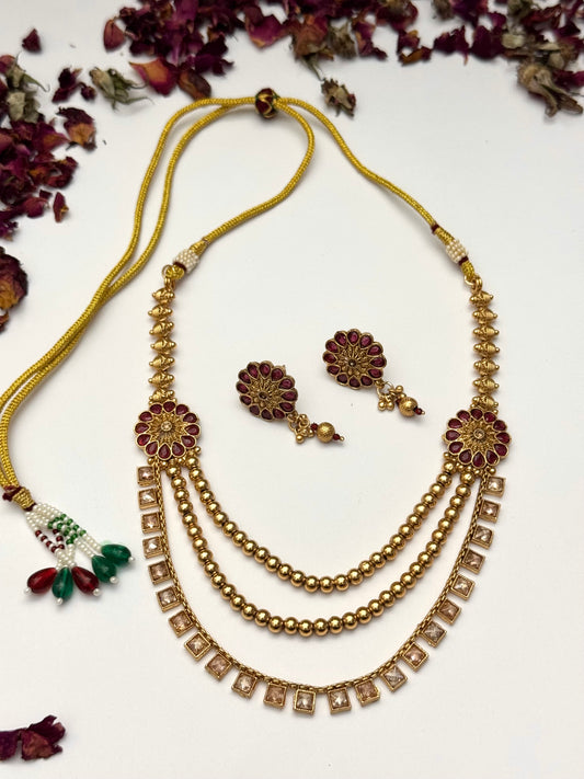Rajwadi Designer Mala set