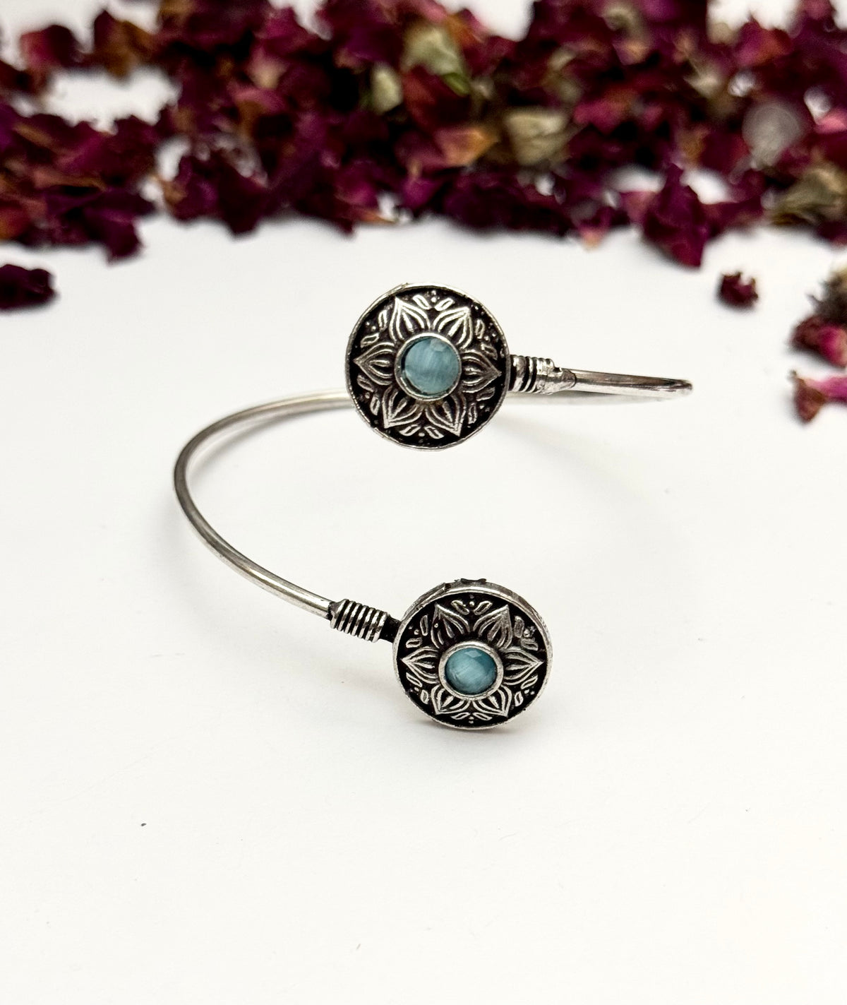 Premium oxidised Adjustable bangle