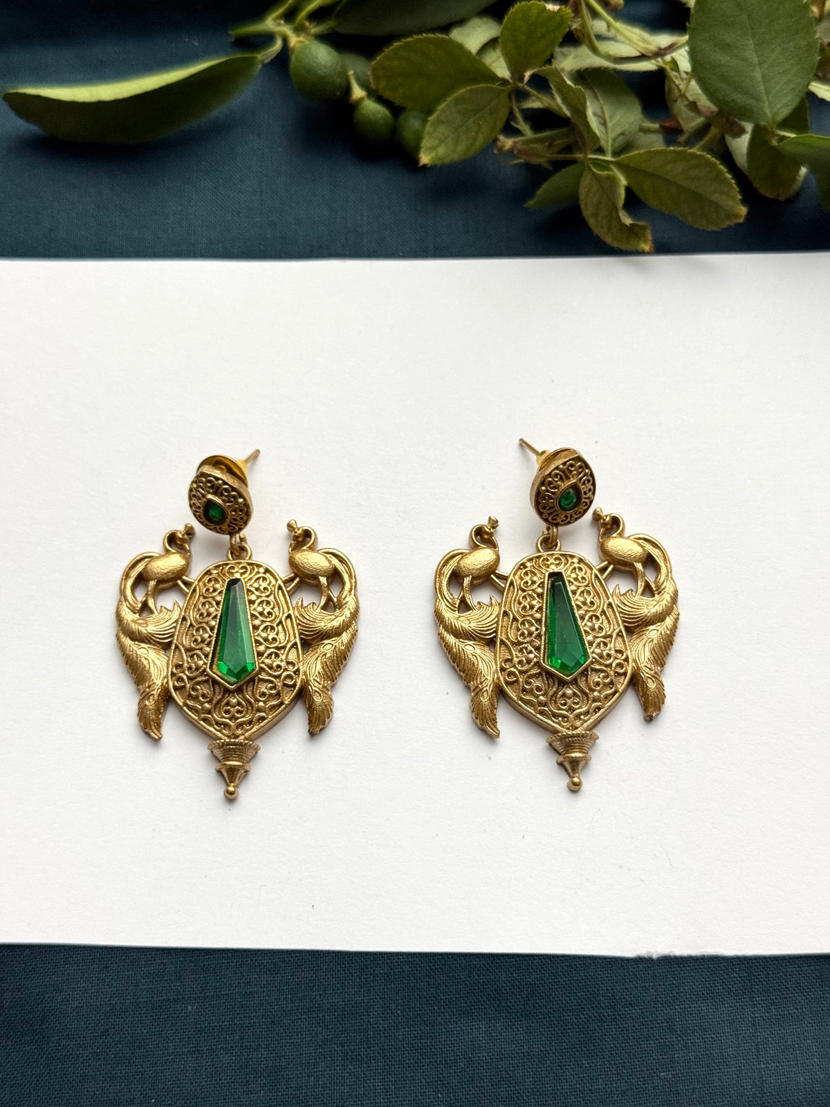 Premium Brass made oxidised Earrings