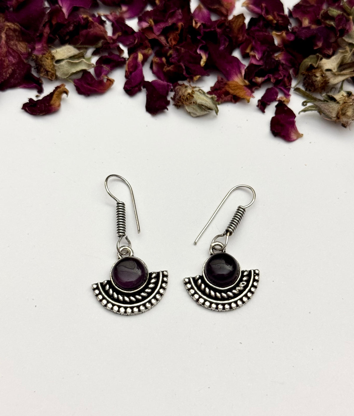 Premium Brass made Oxidised Mini Earrings