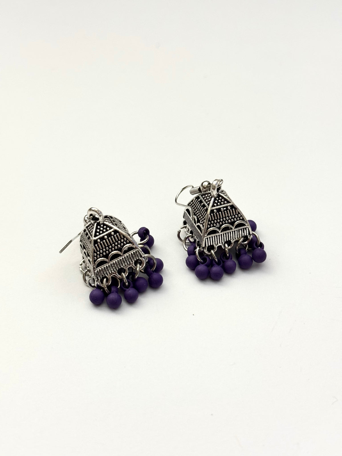 Oxidised jhumkies