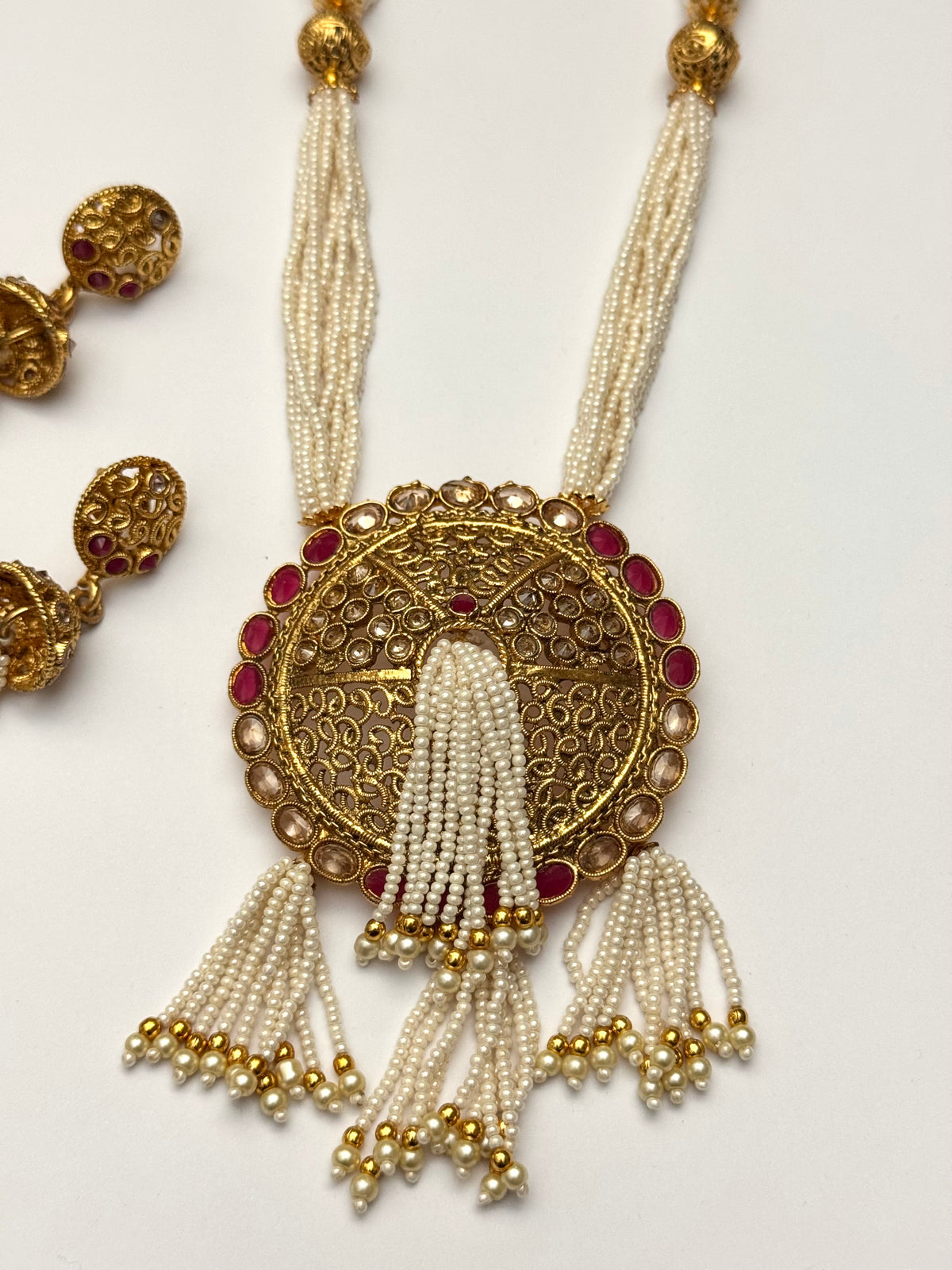 Rajwadi Moti Mala set
