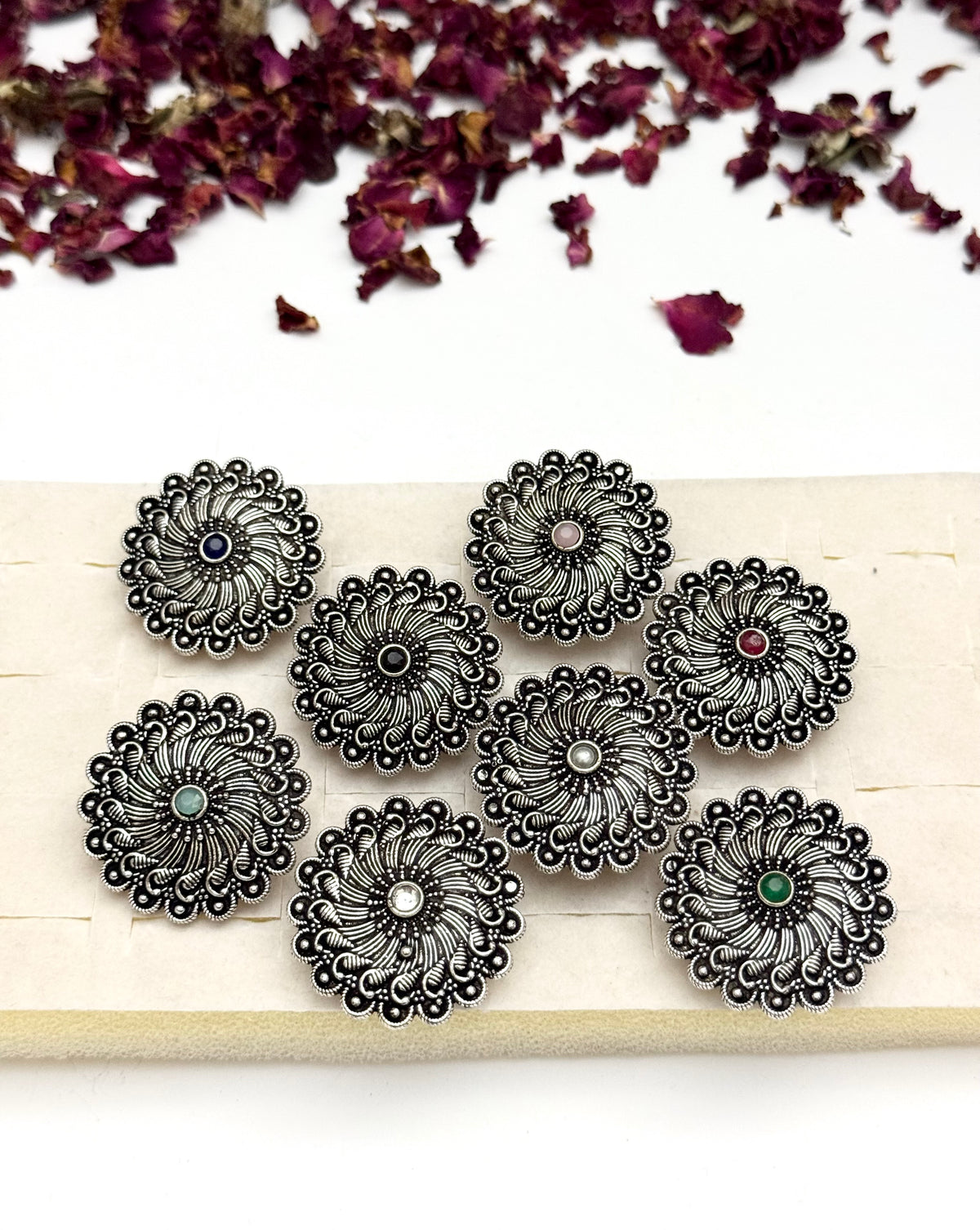 Premium oxidised Adjustable Rings