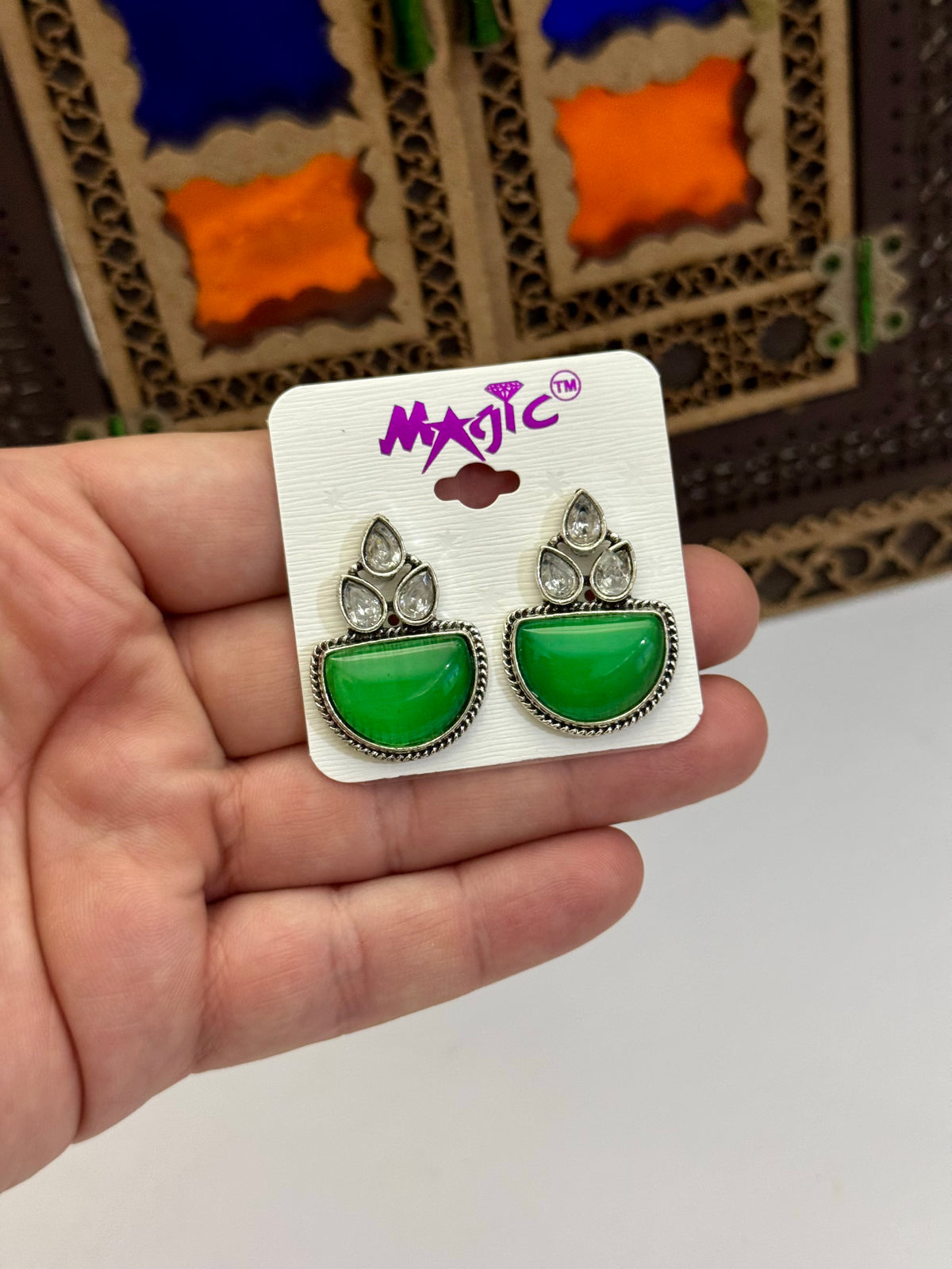 Chinese in budget Oxidised Earrings