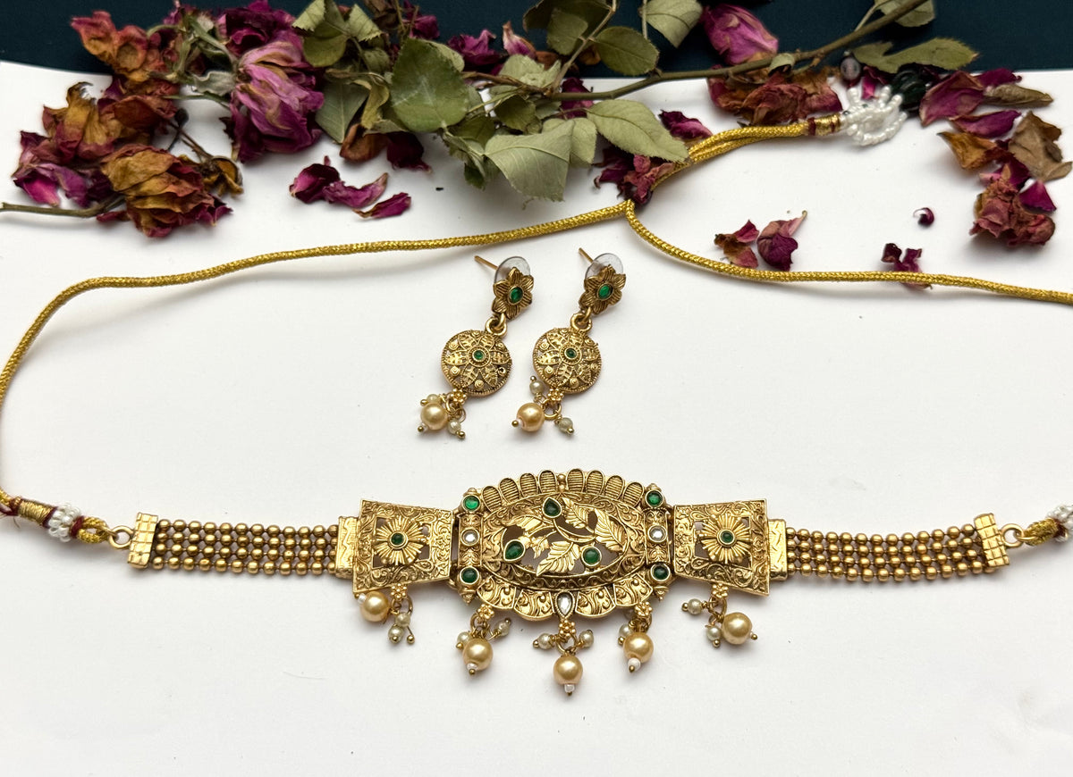 Rajwadi Choker set