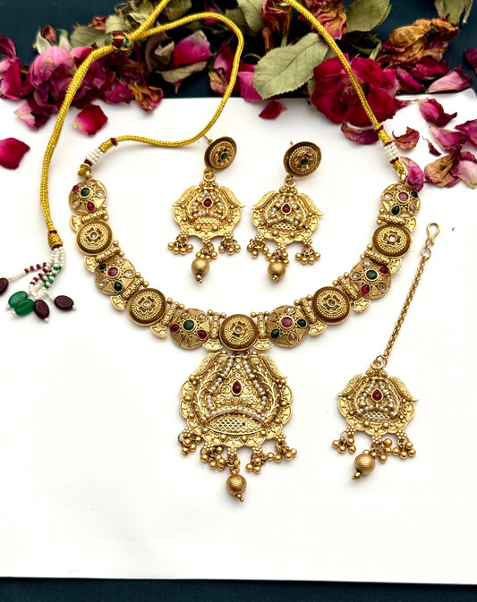 Rajwadi Necklace set