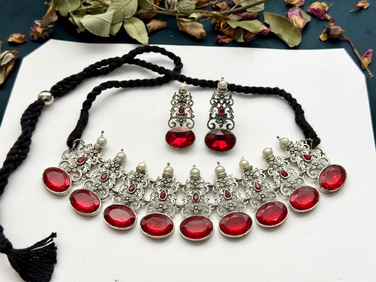 Oxidised Sultana Set