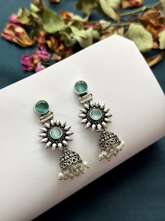 Premium Brass made oxidised Earrings