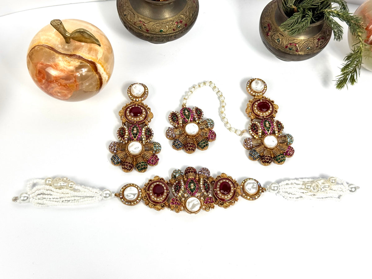 Turkish Fiza Choker set