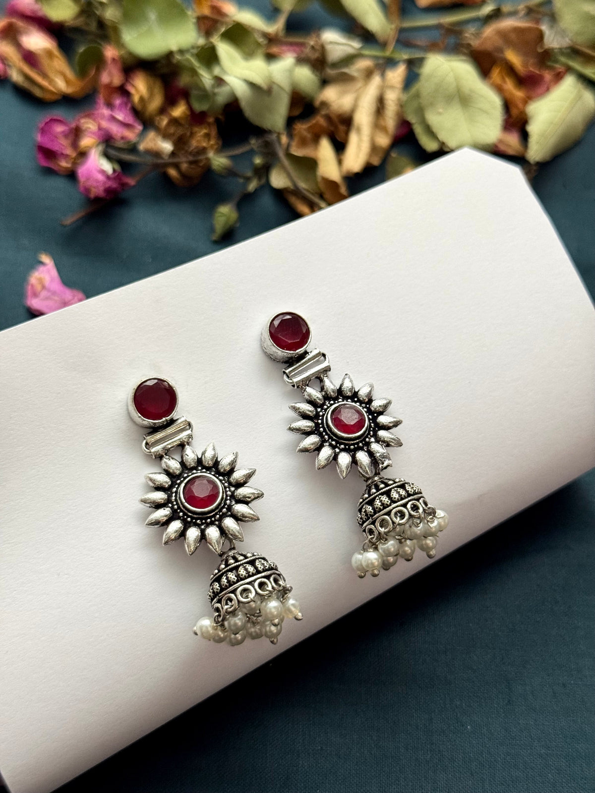 Premium Brass made oxidised Earrings
