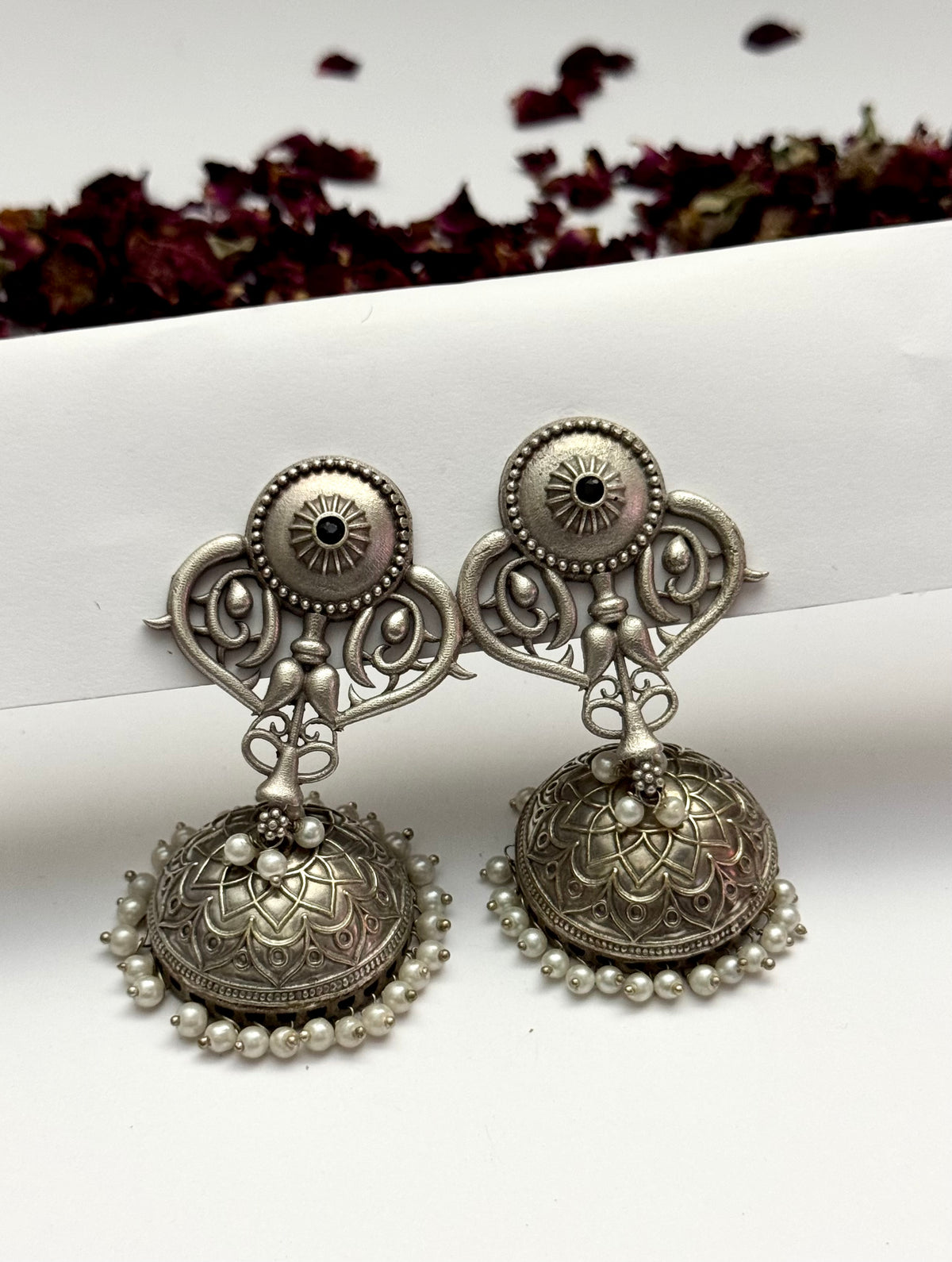 Premium Oxidised Brass made Amara Jhumkas