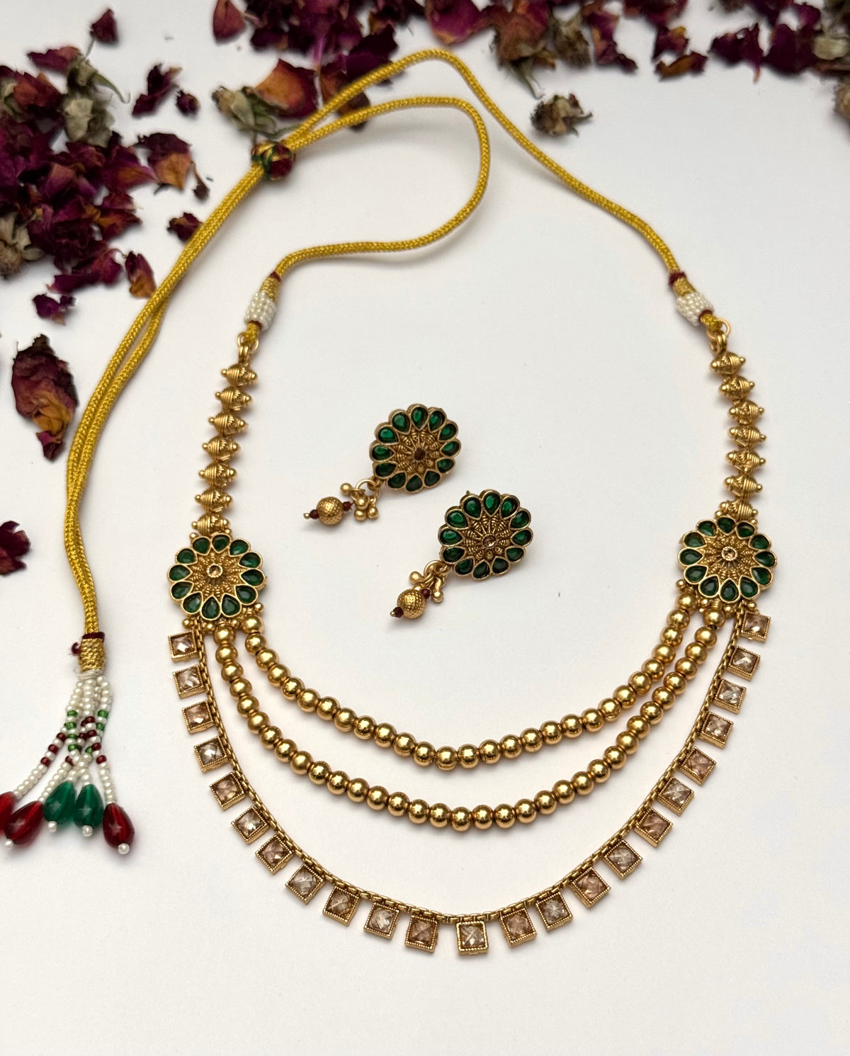 Rajwadi Designer Mala set