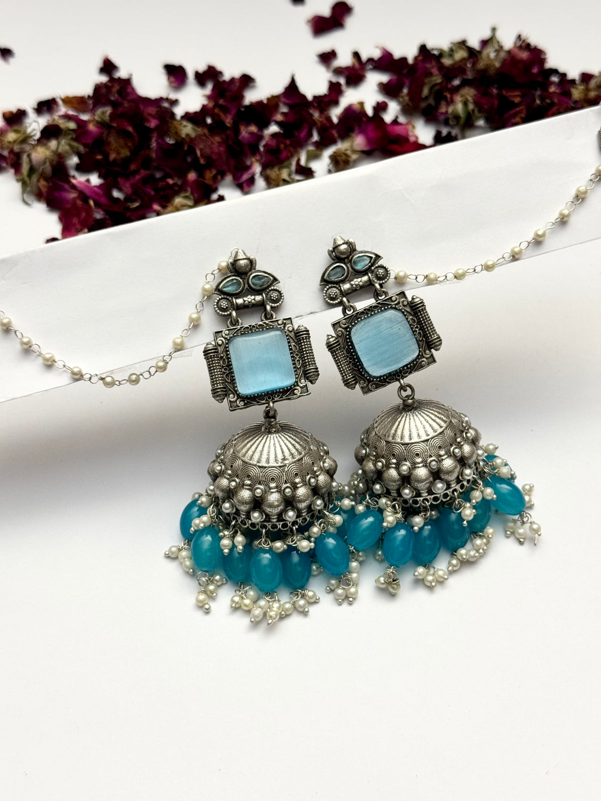 Premium oxidised Brass made Jhumka