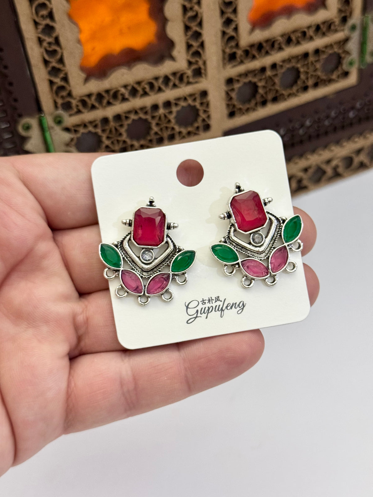 Chinese in budget Oxidised Earrings