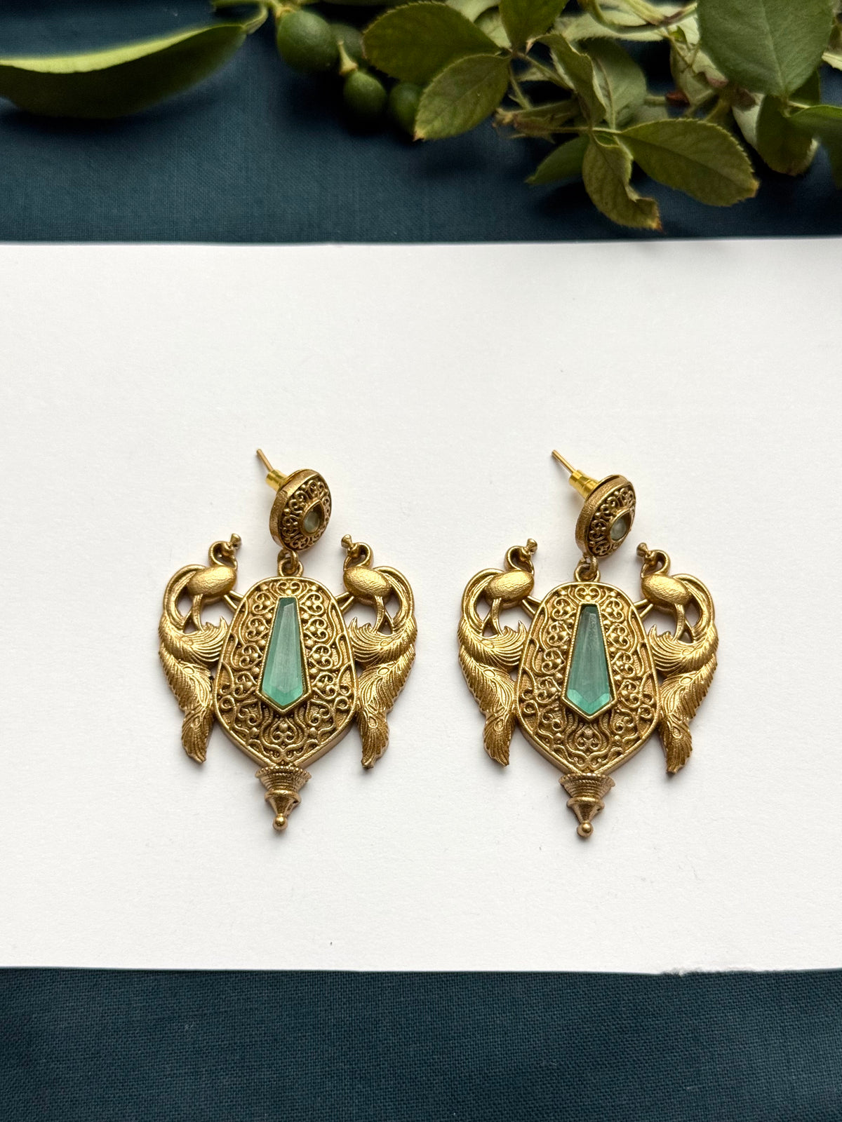 Premium Brass made oxidised Earrings